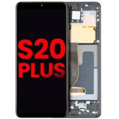 Дисплейний модуль для Samsung Galaxy S20 Plus 5G (Aftermarket Plus) (Cosmic Black)