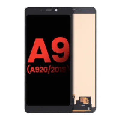 Дисплейний модуль (OLED) без рамки для Samsung Galaxy A9 (A920 / 2018) (Aftermarket Plus) (чорний)