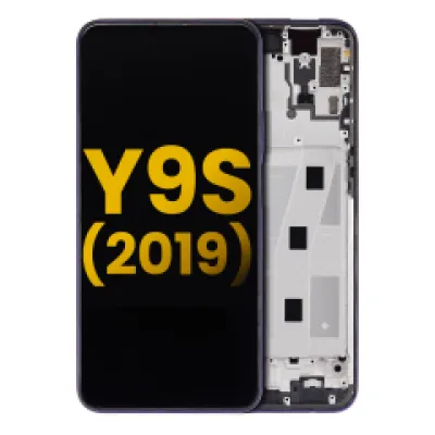 Дисплейний модуль (LCD) з рамкою для Huawei Y9s (2019) (Refurbished) (Phantom Purple)
