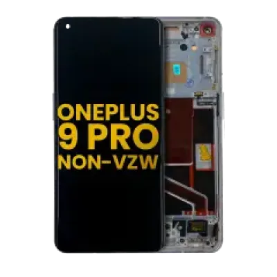 Дисплейний модуль OLED з рамкою для OnePlus 9 Pro (Non-Verizon 5G UW Frame) (Refurbished) (Morning Mist)