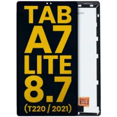 Дисплейний модуль для Samsung Galaxy Tab A7 Lite 8.7" (T220) (2021) (WiFi версія) без рамки (Refurbished) (чорний)