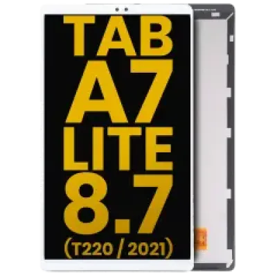 Дисплейний модуль для Samsung Galaxy Tab A7 Lite 8.7" (T220) (2021) (WiFi версія) без рамки (Refurbished) (білий)