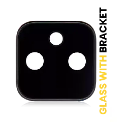 Скло камери з кріпленням для Google Pixel 5A 5G (Mostly Black)