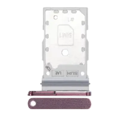 Лоток подвійної SIM для Samsung Galaxy S22 Ultra (Burgundy)