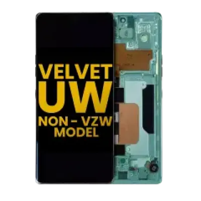 Дисплейний модуль (OLED) з рамкою для LG Velvet 5G (Non-Verizon 5G UW Frame) (Refurbished) (Green)