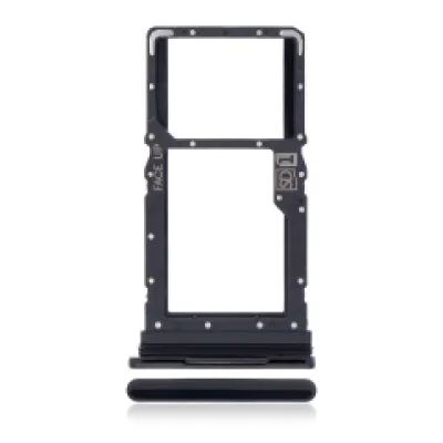 Лоток SIM для Motorola Moto G8 Power (XT2041-1 / XT2041-3 / 2020) (Smoke Black)