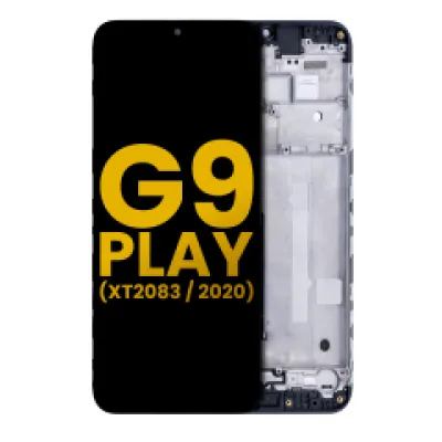 Дисплейний модуль (LCD) з рамкою для Motorola Moto G9 Play (XT2083 / 2020) (Refurbished) (Усі кольори)
