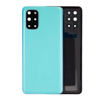 Заднє скло з скло камери для OnePlus 8T (Aftermarket Plus) (Aquamarine Green)