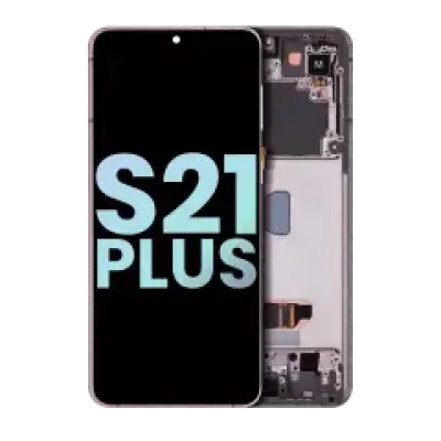 Дисплейний модуль (OLED) з рамкою для Samsung Galaxy S21 Plus 5G (Service Pack) (Phantom Violet / Pink / Gold)