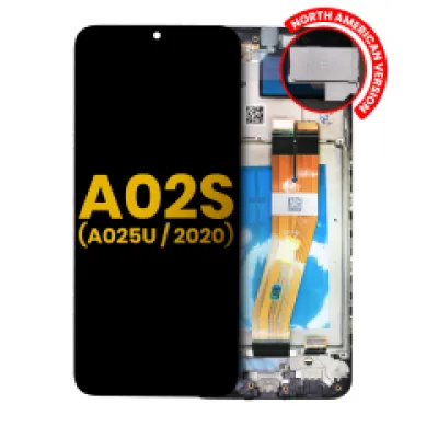 Дисплейний модуль (LCD) з рамкою для Samsung Galaxy A02S (A025U / 2020) (US Version) (Refurbished) (всі кольори)