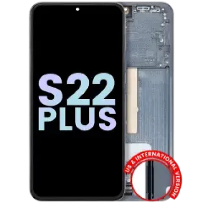 Дисплейний модуль (OLED) з рамкою для Samsung Galaxy S22 Plus 5G (Service Pack) (зелений)