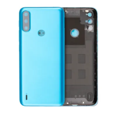 Задня кришка для Motorola Moto E7 Power (XT2097-6 / 2021) (Tahiti Blue)