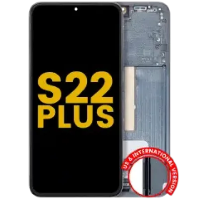 Дисплейний модуль (OLED) з рамкою для Samsung Galaxy S22 Plus 5G (US & International Version) (Refurbished) (зелений)