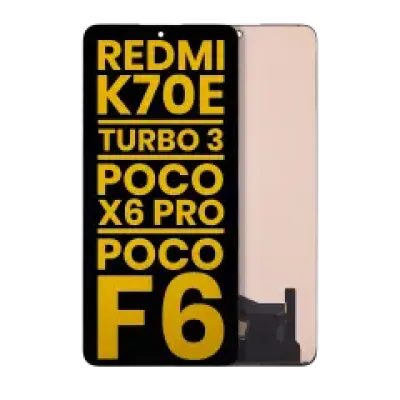 Дисплейний модуль (OLED) без рамки для Xiaomi Redmi K70E / Turbo 3 / Poco X6 Pro / Poco F6 (Refurbished) (всі кольори)