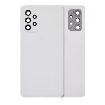Задня кришка зі склом камери для Samsung Galaxy A72 (A725 / 2021) (Service Pack) (білий)