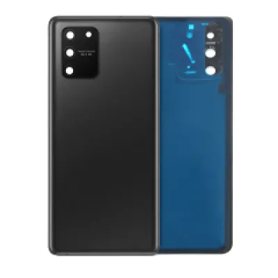 Задня кришка зі склом камери для Samsung Galaxy S10 Lite (Service Pack) (Prism Black)