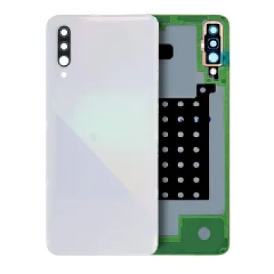 Задня кришка зі склом камери для Samsung Galaxy A30S (A307 / 2019) (Service Pack) (Prism Crush White)