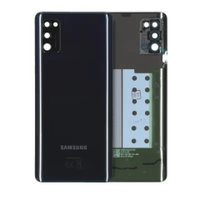 Задня кришка зі склом камери для Samsung Galaxy A41 (A415 / 2020) (Service Pack) (Prism Crush Black)