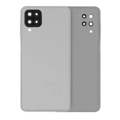 Задня кришка зі склом камери для Samsung Galaxy A12 (A125 / 2020) (Service Pack) (білий)