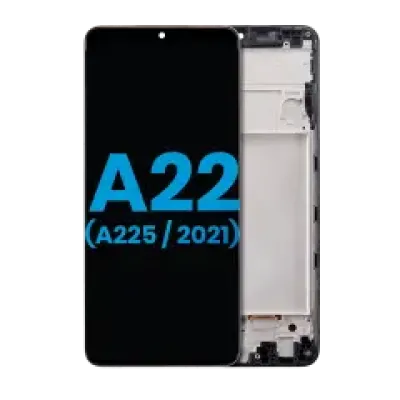 Дисплейний модуль (LCD) з рамкою (без датчика відбитків) для Samsung Galaxy A22 4G (A225 / 2021) (Aftermarket: Incell) (всі кольори)