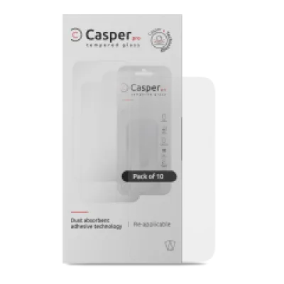 Загартоване скло Casper Pro для iPhone 13 Pro Max / 14 Plus (10 шт) (прозоре)