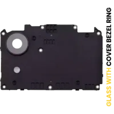 Скло камери з рамкою для Samsung Galaxy A03 Core (A032 / 2021)