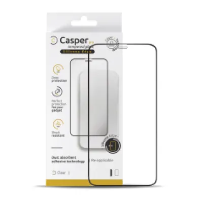 Casper Pro захисне скло з силіконовою рамкою для iPhone X / XS / 11 Pro (Retail Packaging) (прозоре)