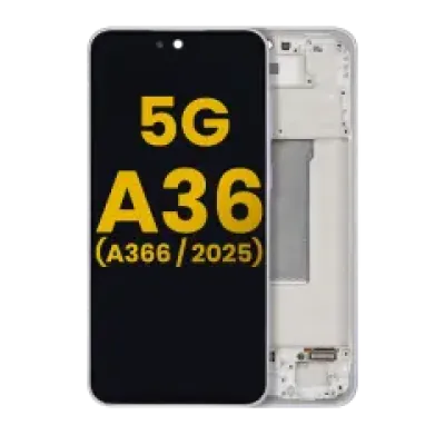 Дисплейний модуль (OLED) з рамкою для Samsung Galaxy A36 5G (A366 / 2025) (Refurbished) (Lavender)