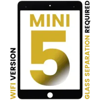 Скло екрана для iPad Mini 5 (Glass Separation Required) (WiFi Only) (чорний)