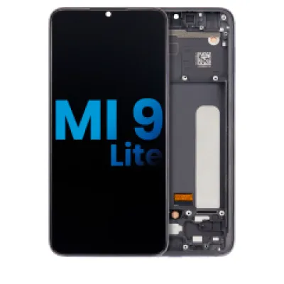 Дисплейний модуль (LCD) з рамкою для Xiaomi Mi 9 Lite / CC9 (Aftermarket: Incell) (Onyx Gray)