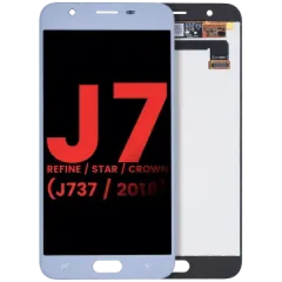 Дисплейний модуль (LCD) для Samsung Galaxy J7 Refine / Star / Crown (J737 / 2018) без рамки (Aftermarket Plus) (синій)
