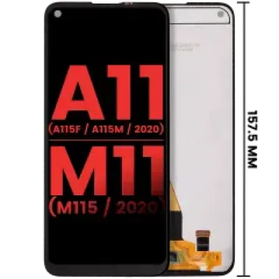 Дисплейний модуль (LCD) для Samsung Galaxy A11 (A115F / A115M / 2020) / M11 (M115 / 2020) International Version без рамки (Aftermarket Plus) (всі кольори)