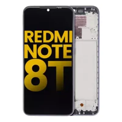 Дисплейний модуль з рамкою для Xiaomi Redmi Note 8T (Aftermarket Plus) (Moonshadow Gray)