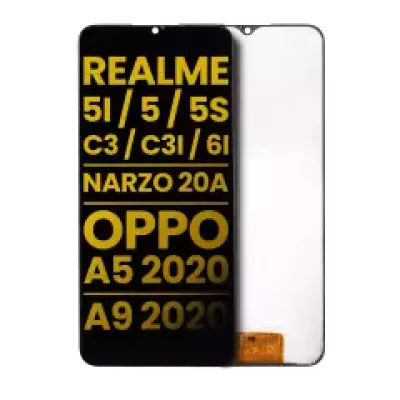 Дисплейний модуль (LCD) без рамки для Realme 5i / 5 / 5S / C3i / 6i / Narzo 20A / OPPO A5 2020 / A9 2020 / A11 / A11x (Refurbished) (всі кольори)