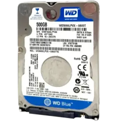 Жорсткий диск Western Digital WD Blue 2.5" (500GB) (Refurbished, Bulk Packaging)
