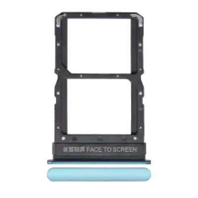 Лоток SIM (подвійний) для Xiaomi Poco X3 GT (Wave Blue)