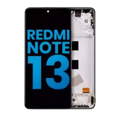 Дисплейний модуль (LCD) з рамкою для Xiaomi Redmi Note 13 4G (Aftermarket: Incell) (Midnight Black)