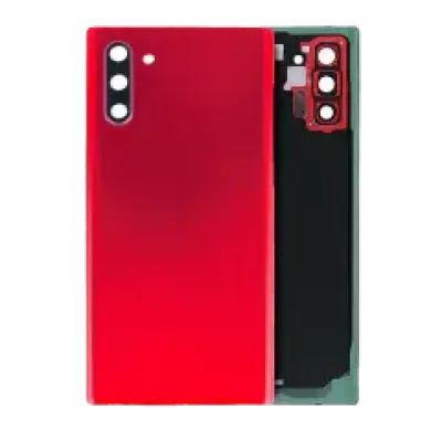 Задня кришка зі склом камери для Samsung Galaxy Note 10 (Service Pack) (Aura Red)