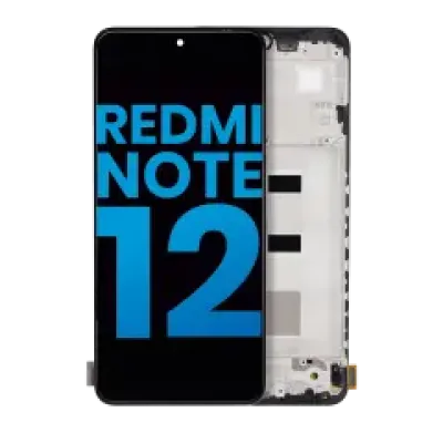 Дисплейний модуль (LCD) з рамкою для Xiaomi Redmi Note 12 4G (Aftermarket: Incell) (Усі кольори)