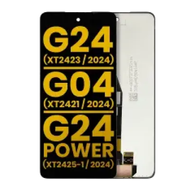 Дисплейний модуль (LCD) без рамки для Motorola Moto G24 (XT2423 / 2024) / G04 (XT2421 / 2024) / G24 Power (XT2425-1 / 2024) / G04S (XT2421-8) / E14 (XT2421-12) (Refurbished) (Всі кольори)