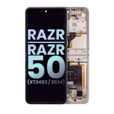 Основний дисплейний модуль (OLED) для Motorola Razr / Razr 50 (XT2453 / 2024) (Genuine OEM) (Beach Sand)