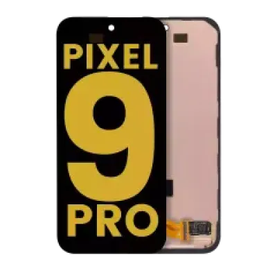 Дисплейний модуль (OLED) з рамкою (з датчиком відбитків) для Google Pixel 9 Pro (Refurbished) (всі кольори)