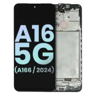 Дисплейний модуль (OLED) з рамкою для Samsung Galaxy A16 5G (A166U / 2024) (US Version) (Service Pack) (всі кольори)