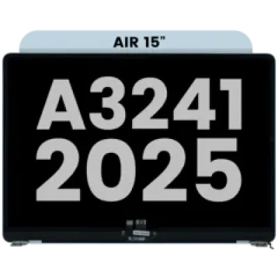 Дисплейний модуль LCD для MacBook Air 15" A3241 (2025) (з передвстановленим кабелем датчика кута кришки) (Used OEM Pull: Grade B) (Sky Blue)