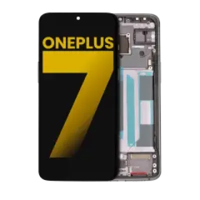 Дисплейний модуль для OnePlus 7 з рамкою (Refurbished) Mirror Gray