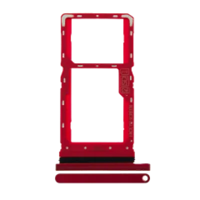 Лоток подвійної SIM-карти для Motorola Moto G8 Play (XT2015 / 2019) (Magenta red)
