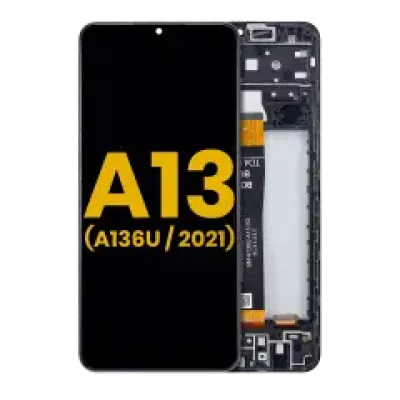 Дисплейний модуль (LCD) з рамкою для Samsung Galaxy A13 5G (A136U / 2021) (Refurbished) (всі кольори)