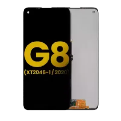 Дисплейний модуль без рамки для Motorola Moto G8 (XT2045-1 / 2020) (Refurbished) (чорний)