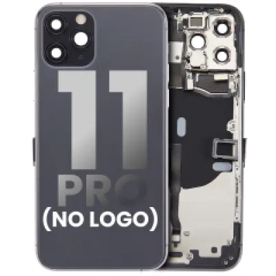 Заднє скло для iPhone 11 Pro (No Logo) (Aftermarket Plus) (Space Gray)