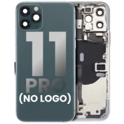Заднє скло для iPhone 11 Pro (No Logo) (Aftermarket Plus) (Midnight Green)